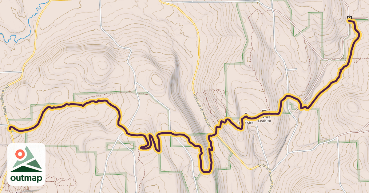Map of Finger Lakes / North Country Trail
