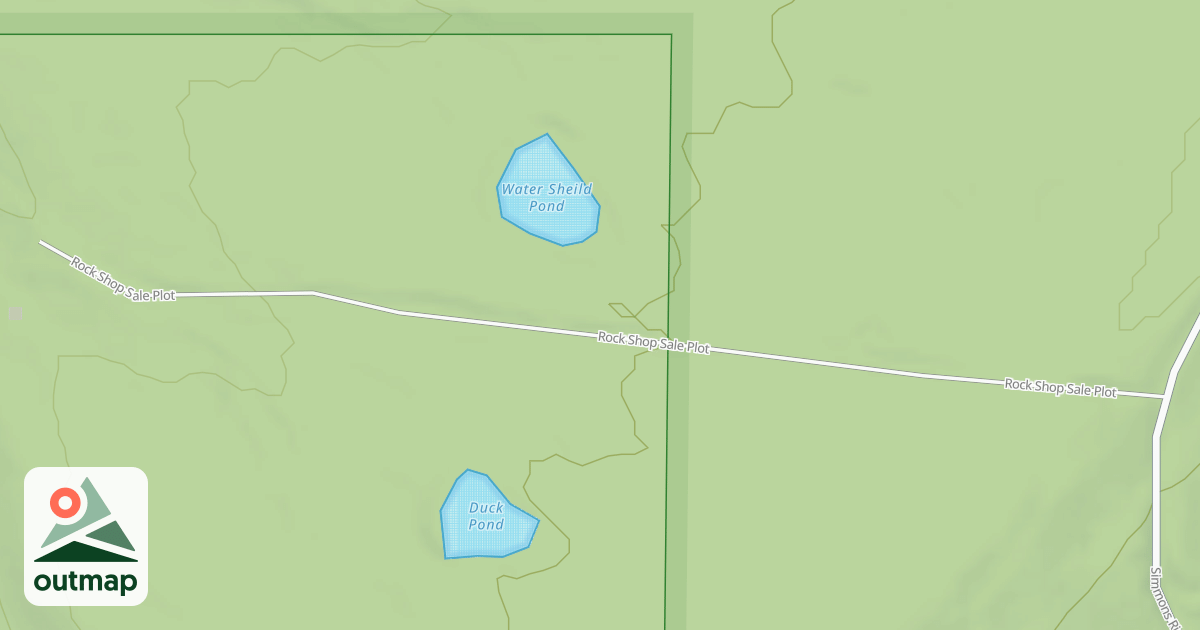 Map of ROCK SHOP SALE PLOT