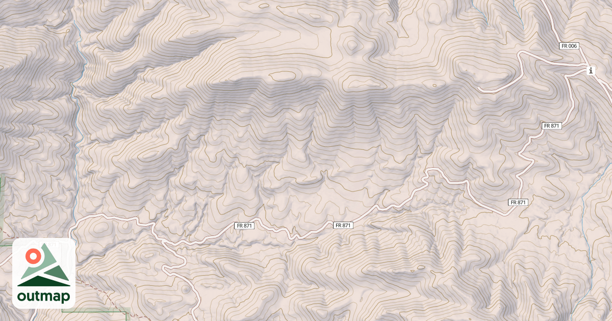 Map of EAST FORK OF BEAVER DAM WASH