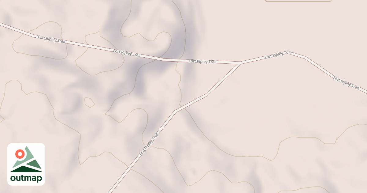 Map of Fort Ripley Trails