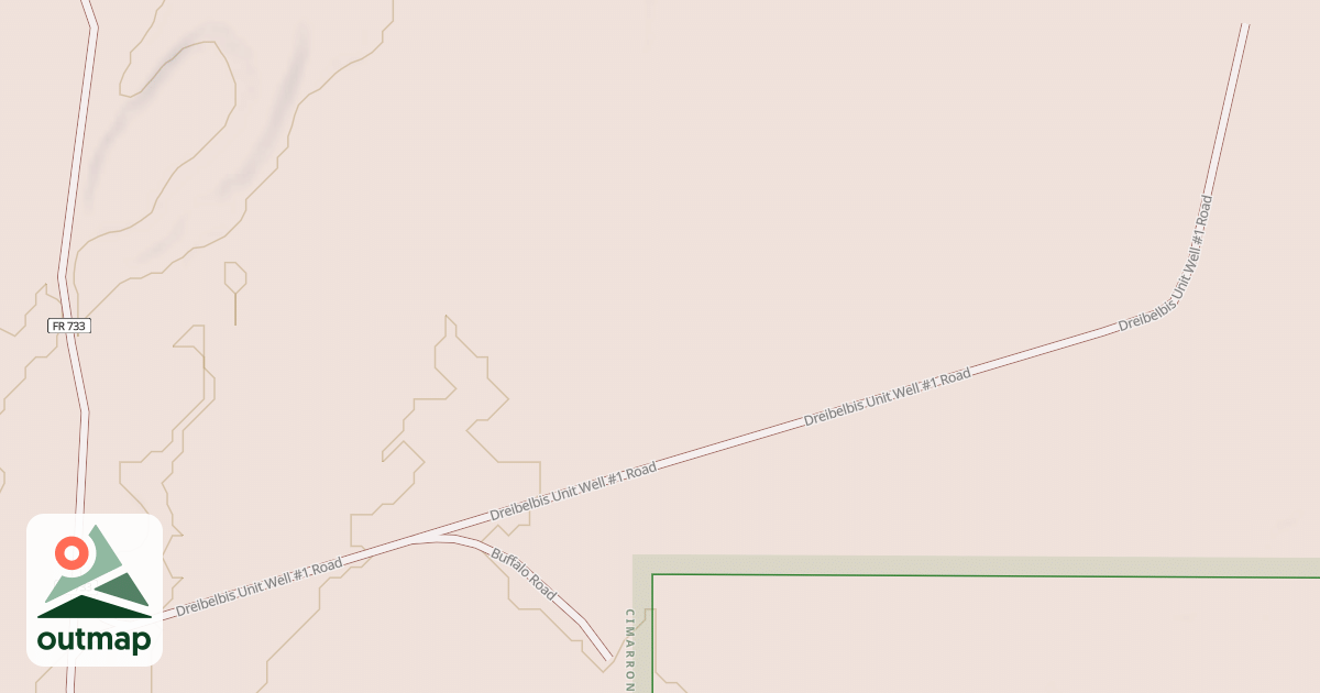 Map of DREIBELBIS UNIT WELL #1