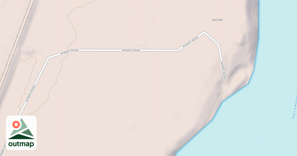 Map of ANTLERS RESORT PARK