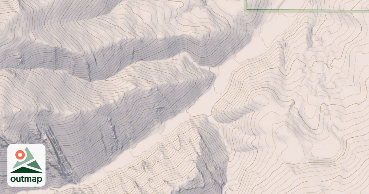 Map of CEDARVILLE CANYON