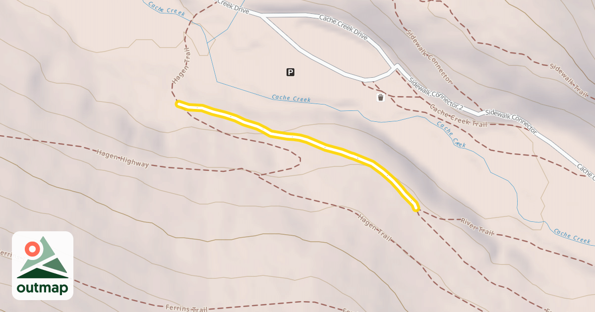 Map of Ferrin's Trail
