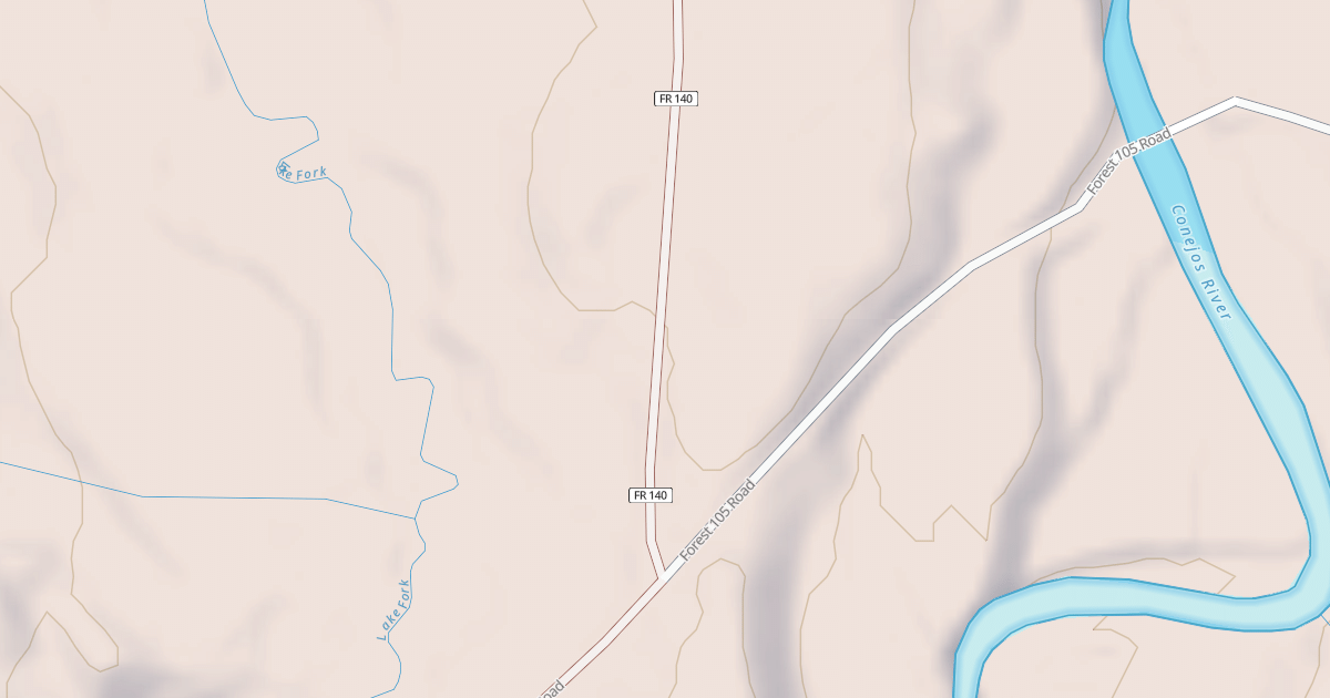 Map preview of LAKE FORK
