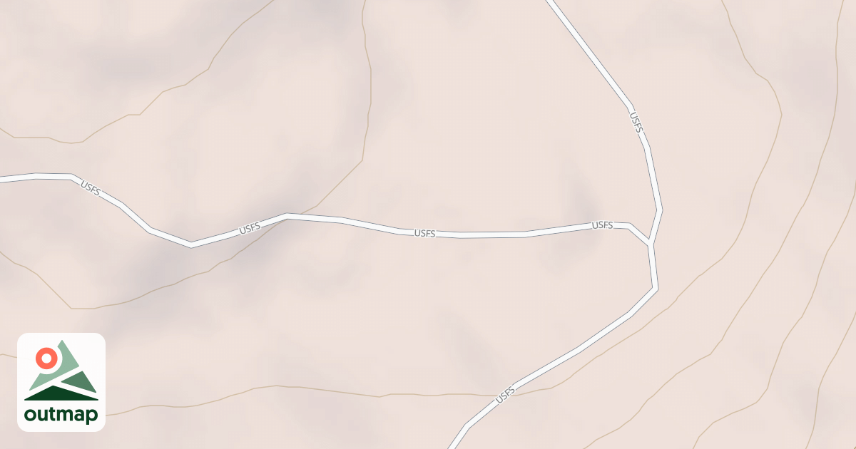 Map of Twin Lakes Road