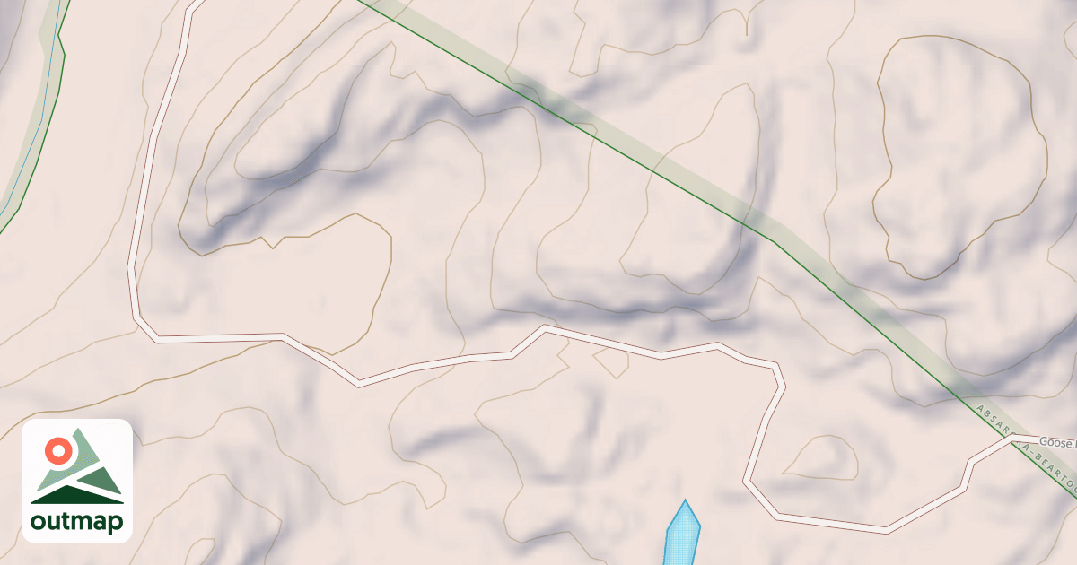 Map of GOOSE LAKE