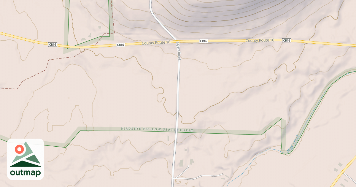 Map of Kris' Trail