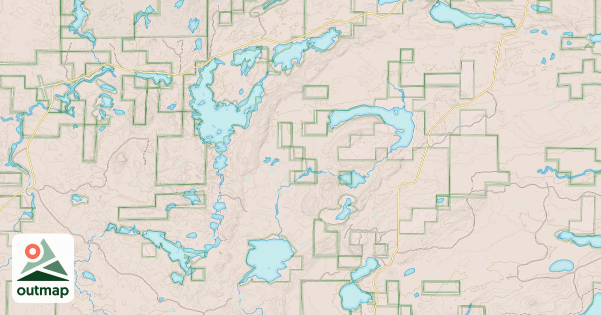 Map of LAKE CLARA