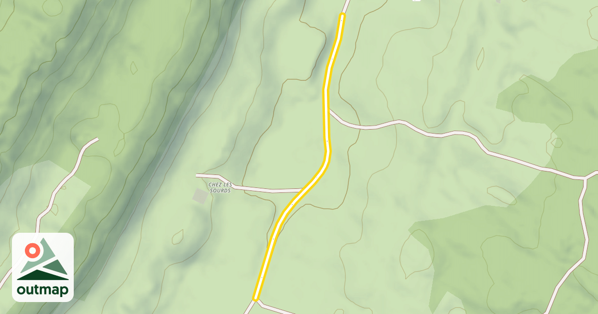 Map of Chemin des 3 Cheminées