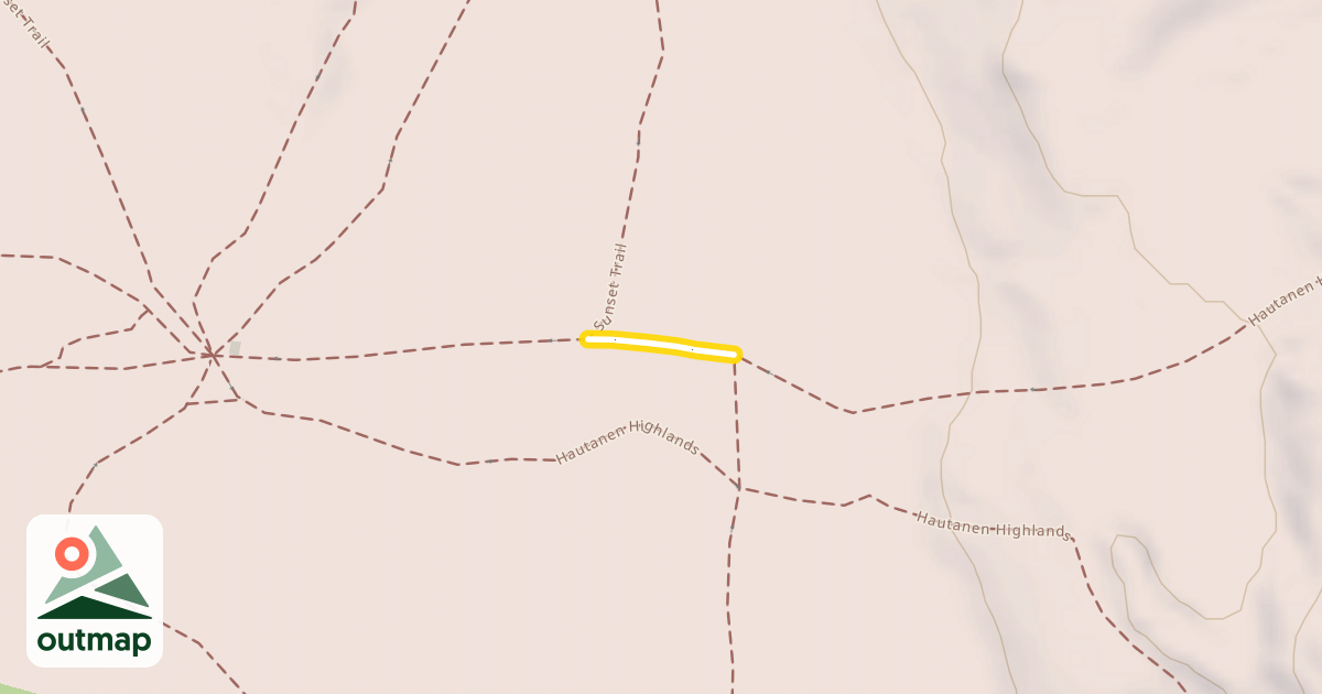 Map of Tamarack Two-Track Loop