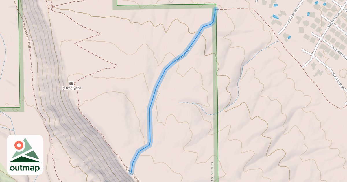 Map of Tava'atsi Trail