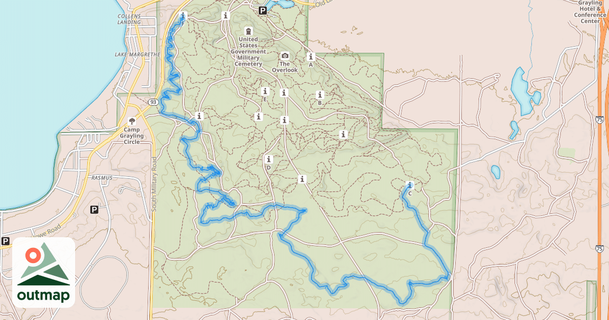 Map of Outer Loop (Red)