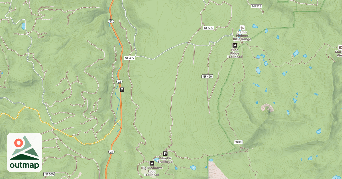 Map of HORN CREEK ROAD
