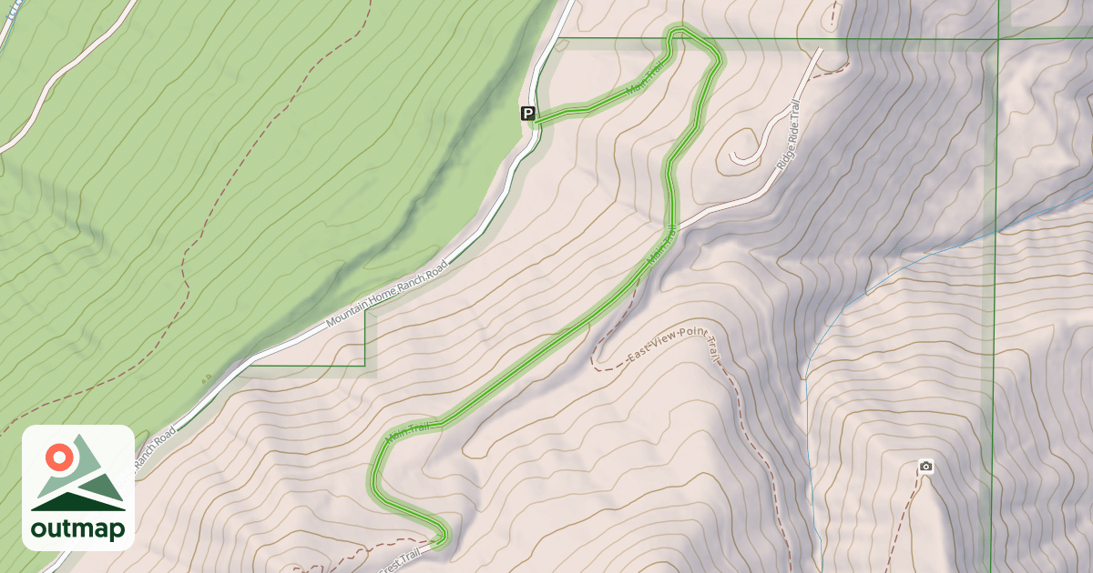 Map of Main Trail