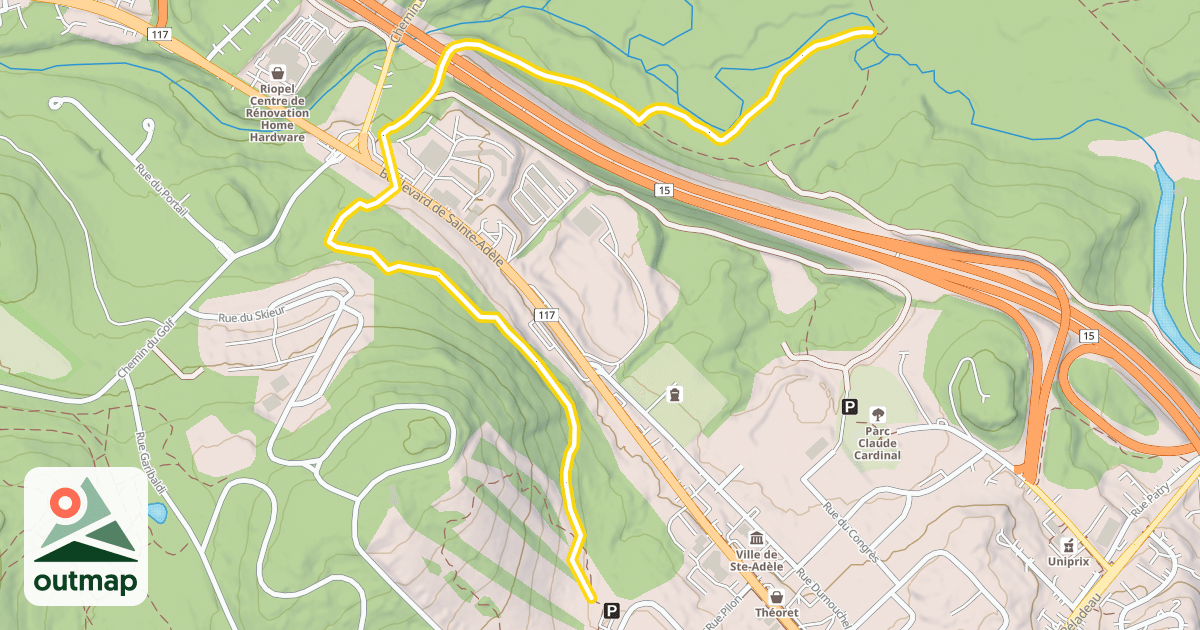 Map of Adéloise-Est