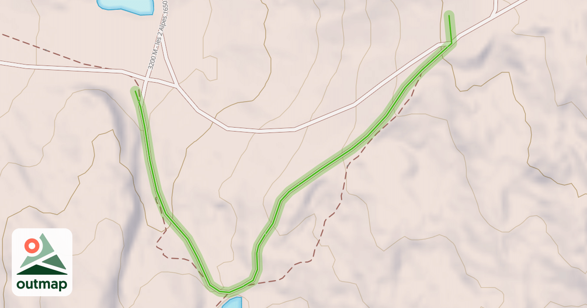 Map of Balade du Jandri