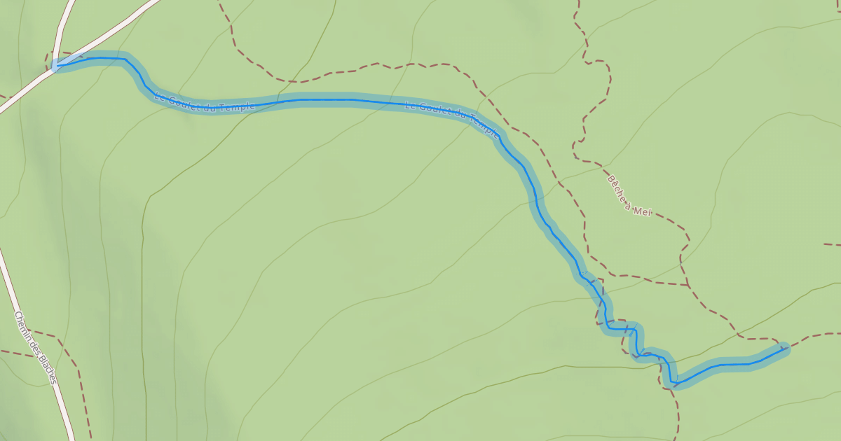 Map preview of Le Goulet du Temple