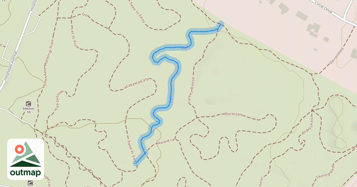 Map of Oak