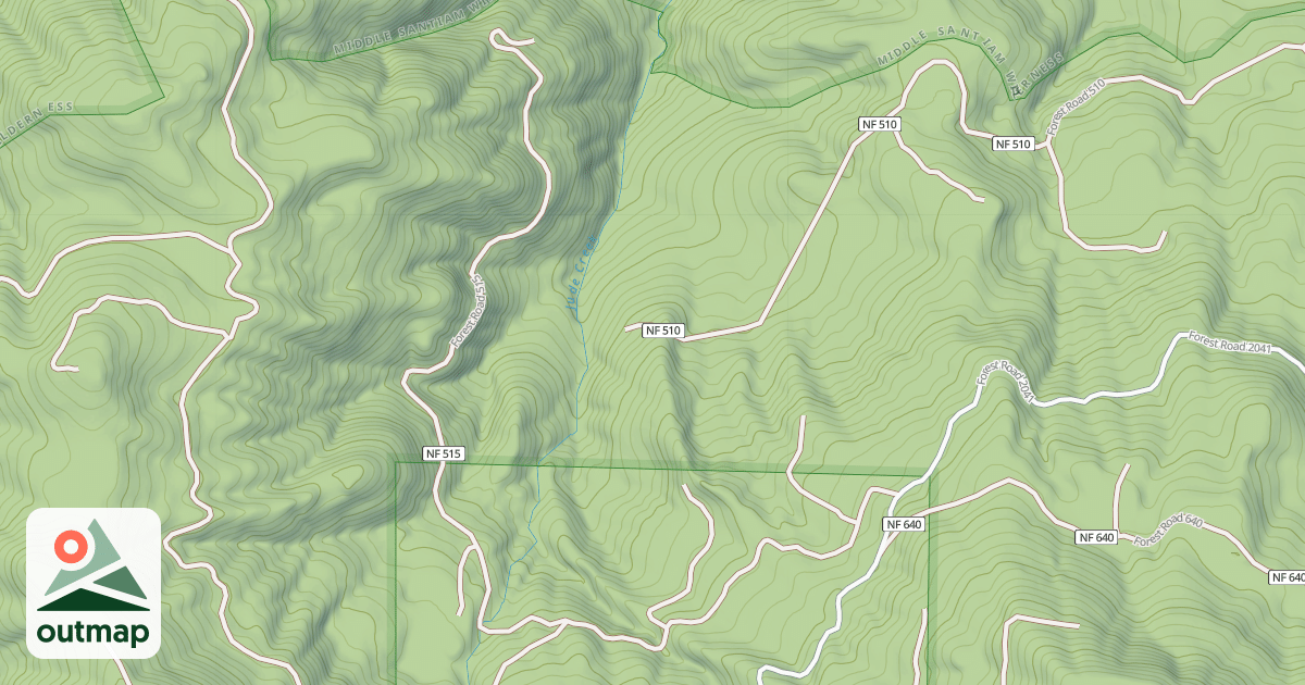 Map of JUDE CREEK RD