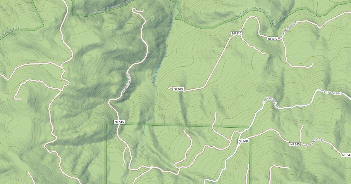 Map preview of JUDE CREEK RD