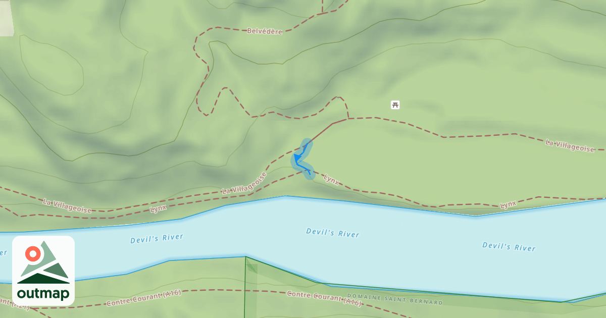 Map of Belvédère