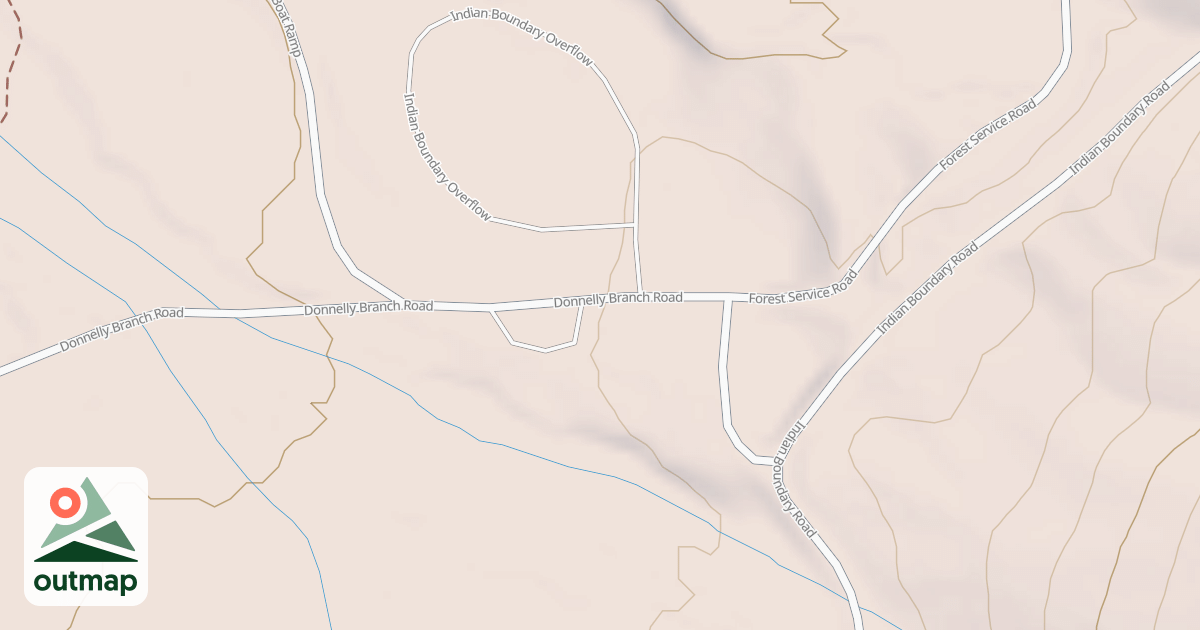 Map of INDIAN BDY.TRAILER DUMP