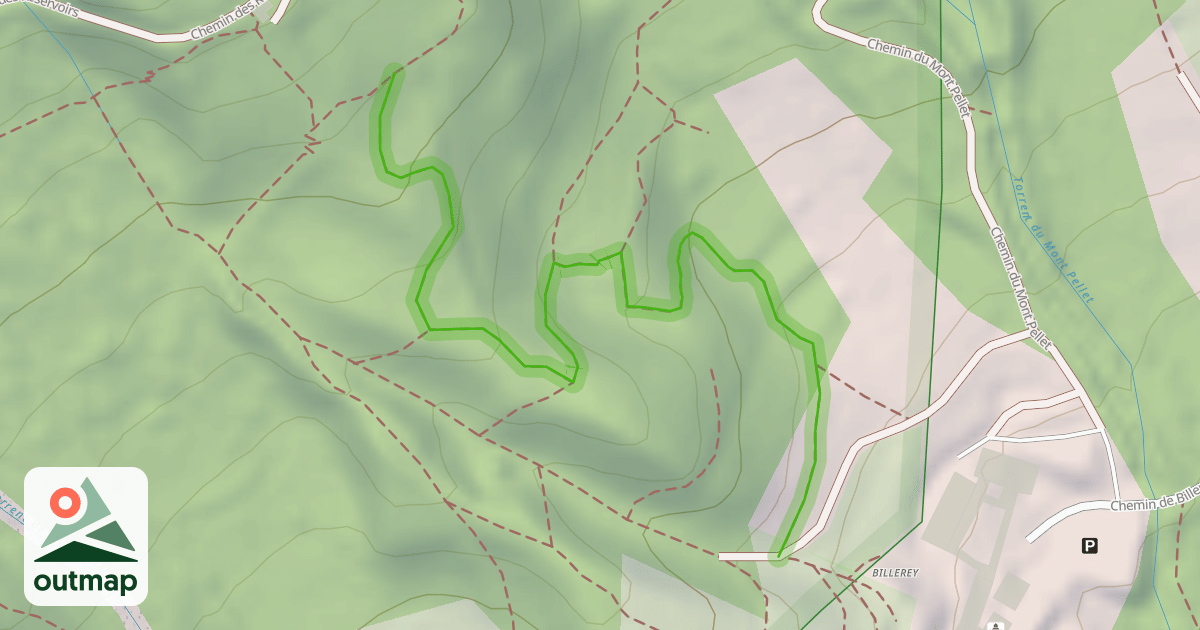 Map of Chemin de Manrèse