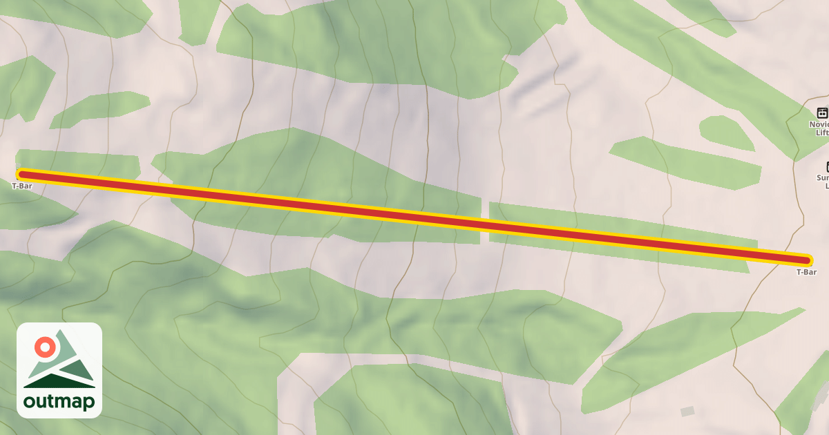 Map of T-Bar