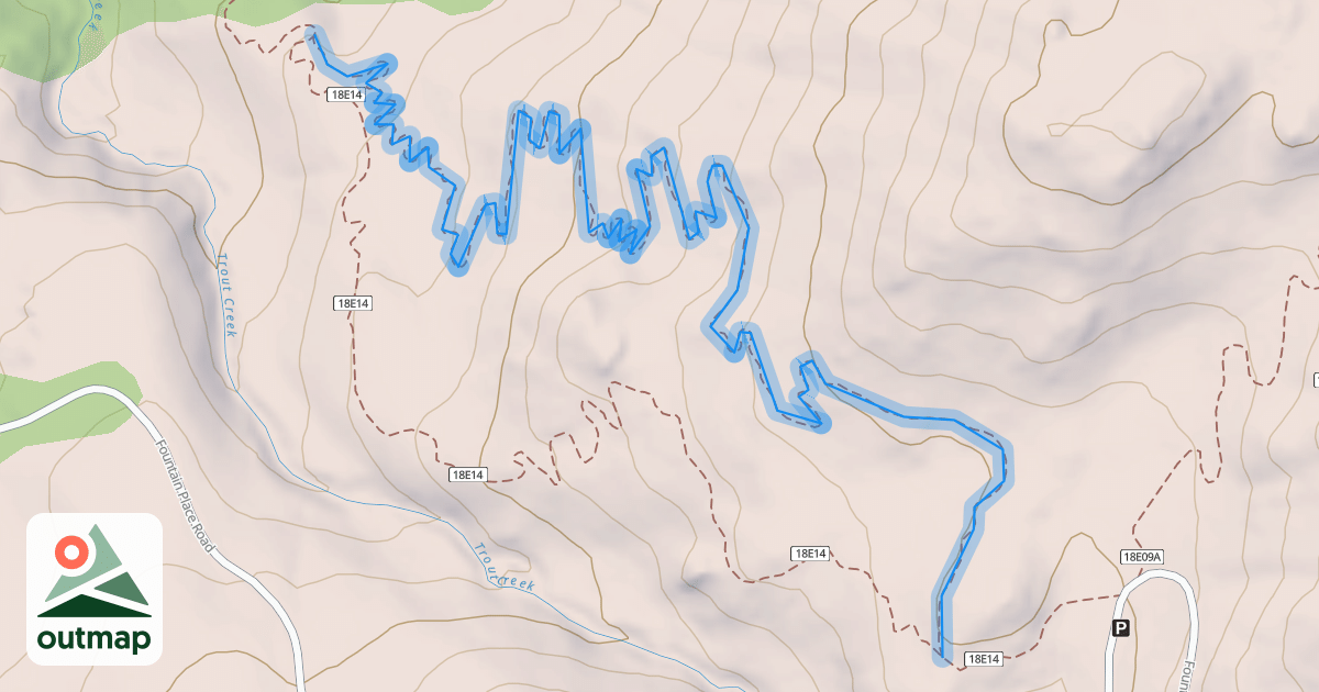 Map of Sierra Sidewinder
