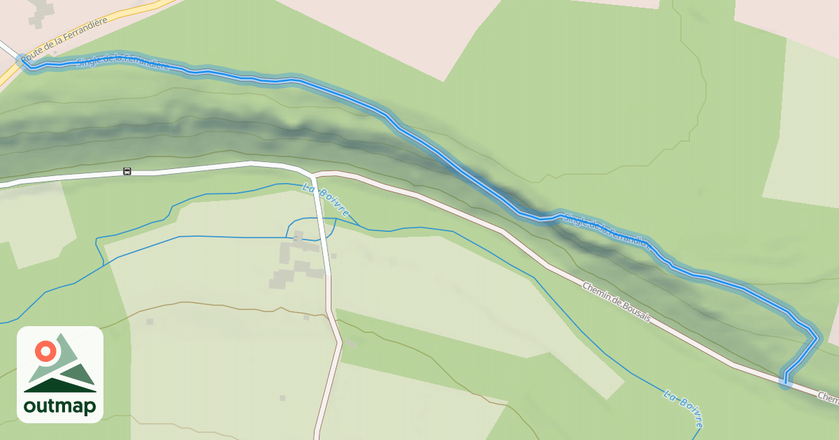 Map of Single de la Ferrandiere