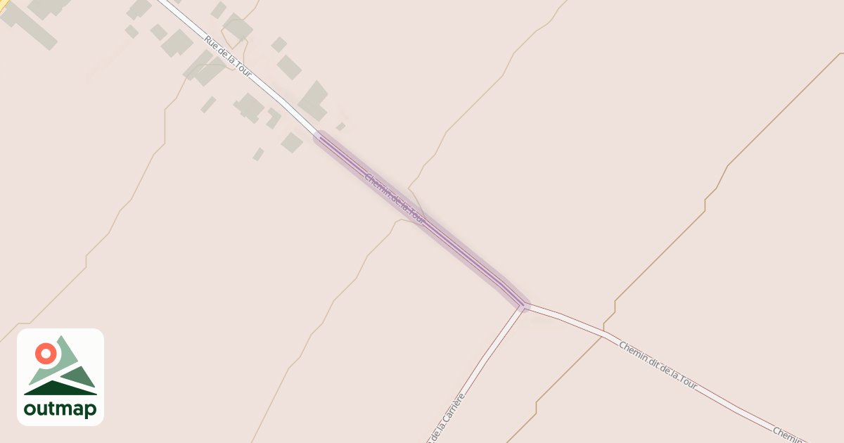Map of Chemin de la Tour
