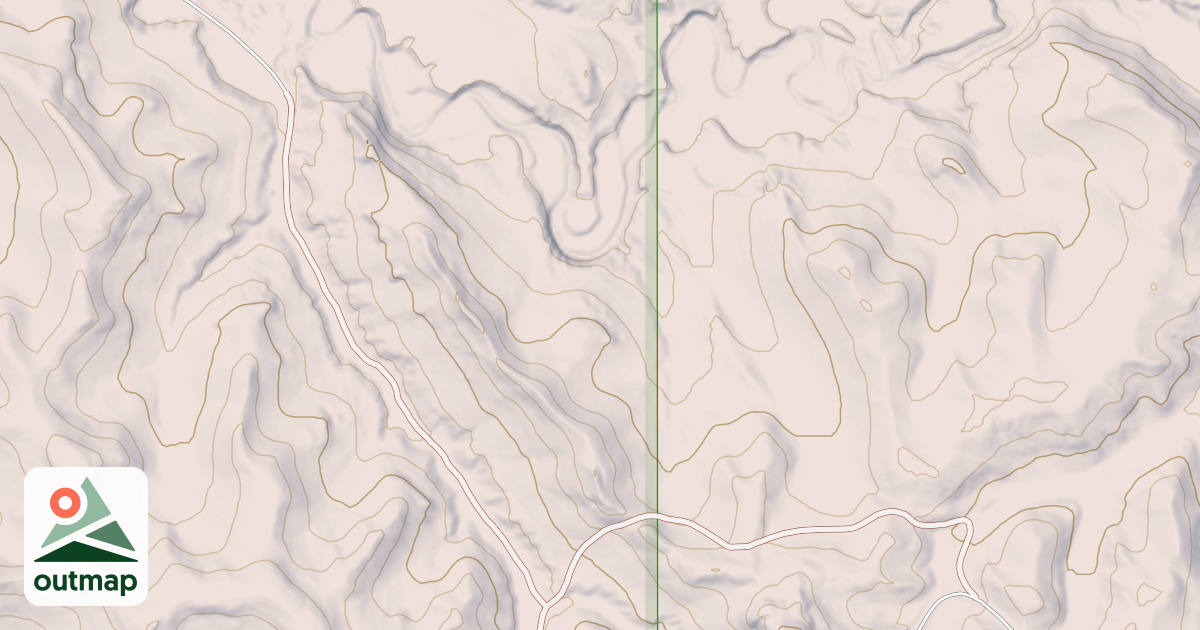 Map of (FDR) ASH COULEE