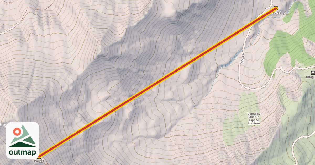 Map of TSF3 Pouret