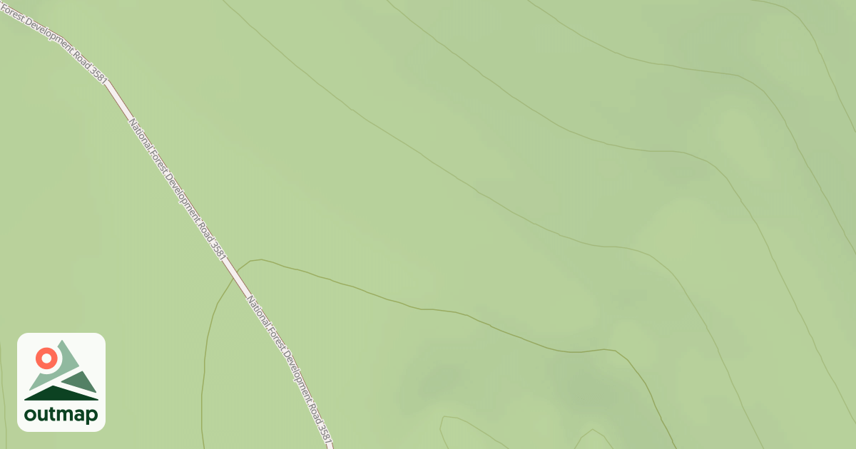 Map of CAYUSE RIDGE D