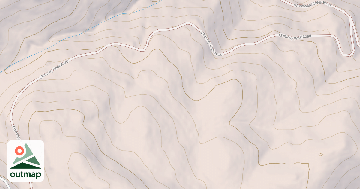 Map of CHIMNEY ROCK