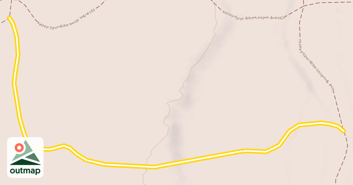 Map of Valley Spur (Y)