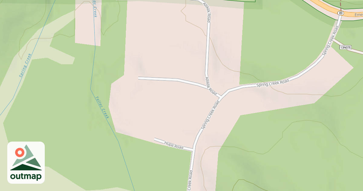 Map of CAHUILLA ROAD