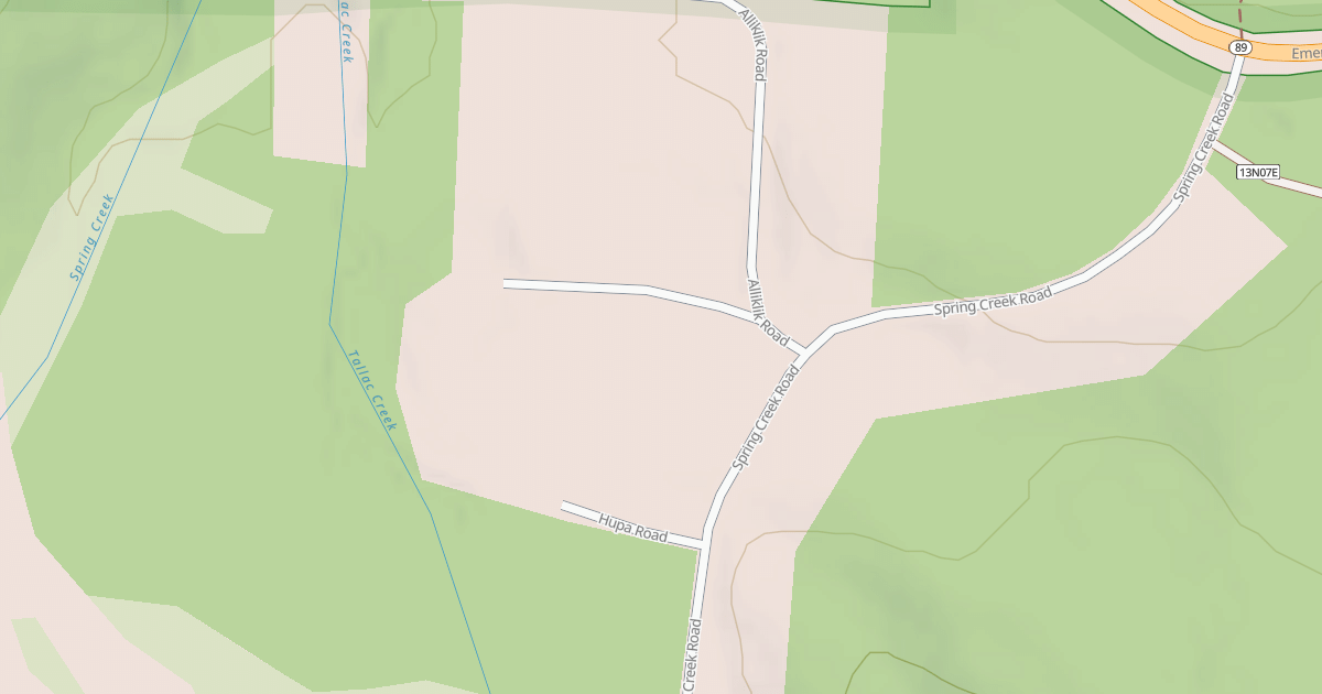 Map preview of CAHUILLA ROAD