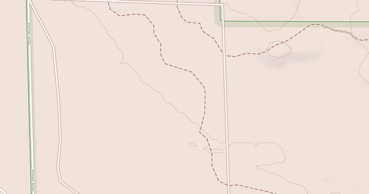 Map preview of Ogemaw Hills Trail