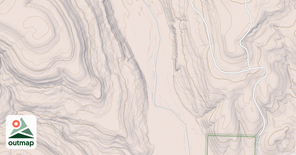 Map of USFS Motor Vehicle Use Map Roads {17D6ECD7-00C1-4F5E-A104-131A9C50EBD9}
