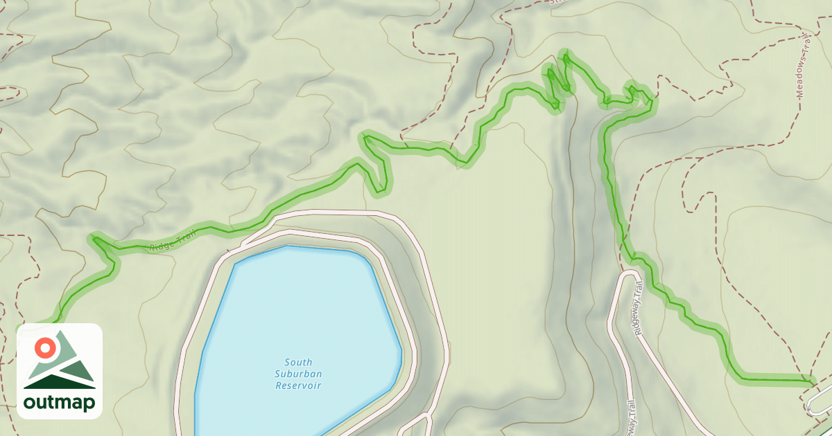 Map of Ridge Trail