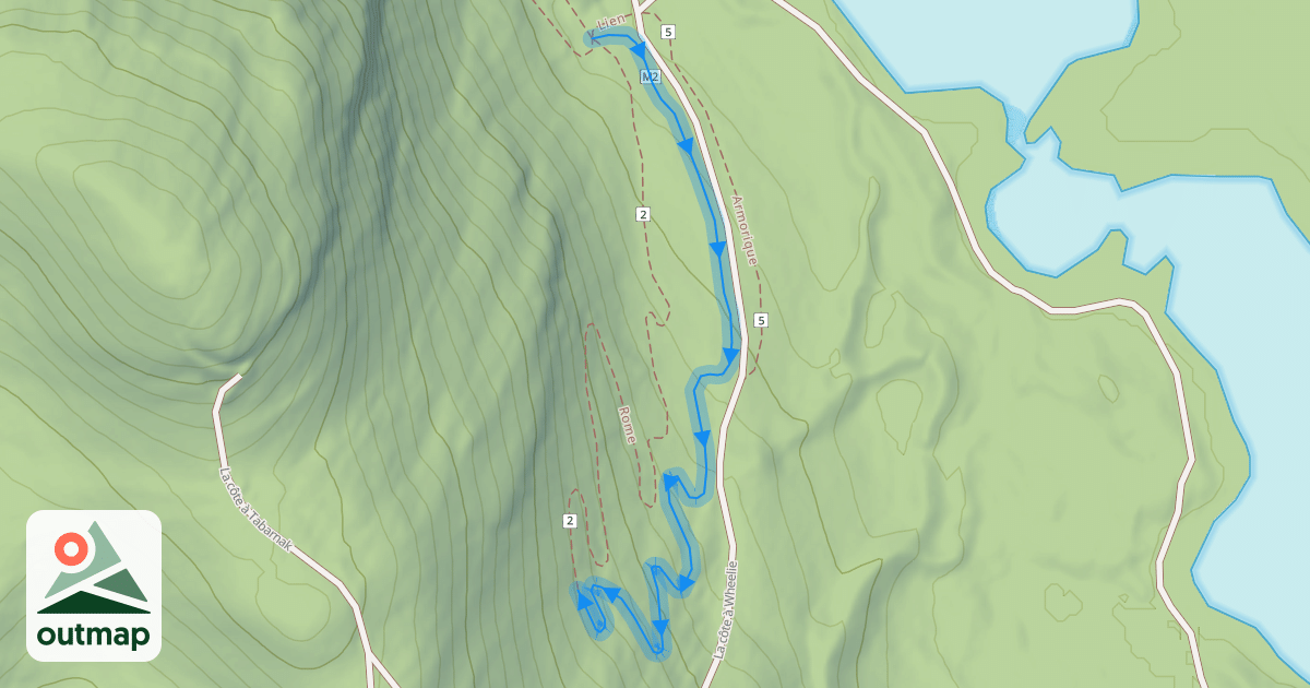 Map of Montee vers Rome