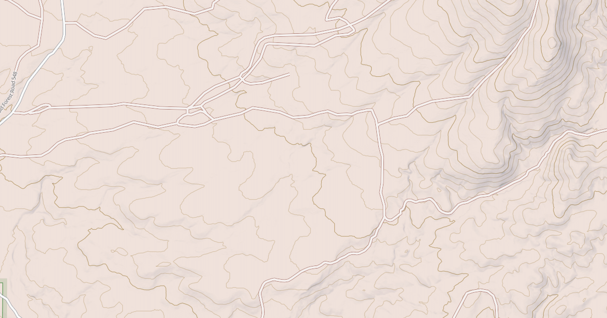 Map preview of USFS National Forest System Roads {BDC3592B-830D-409F-A980-DFE9C712CD1F}