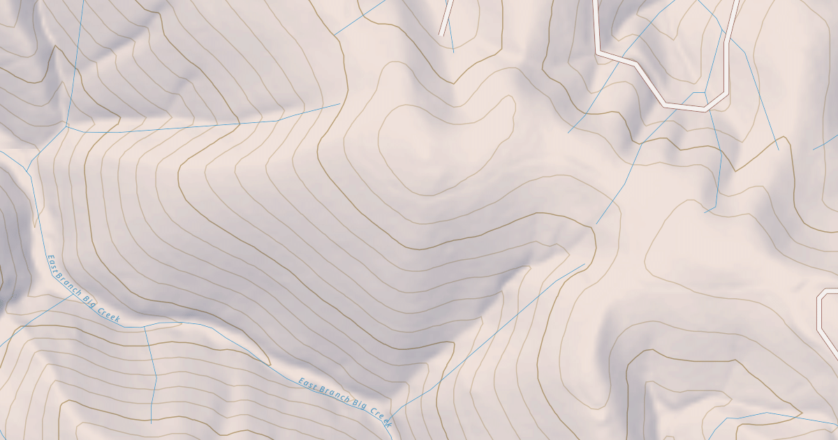 Map preview of BIG CR. TIE SPUR