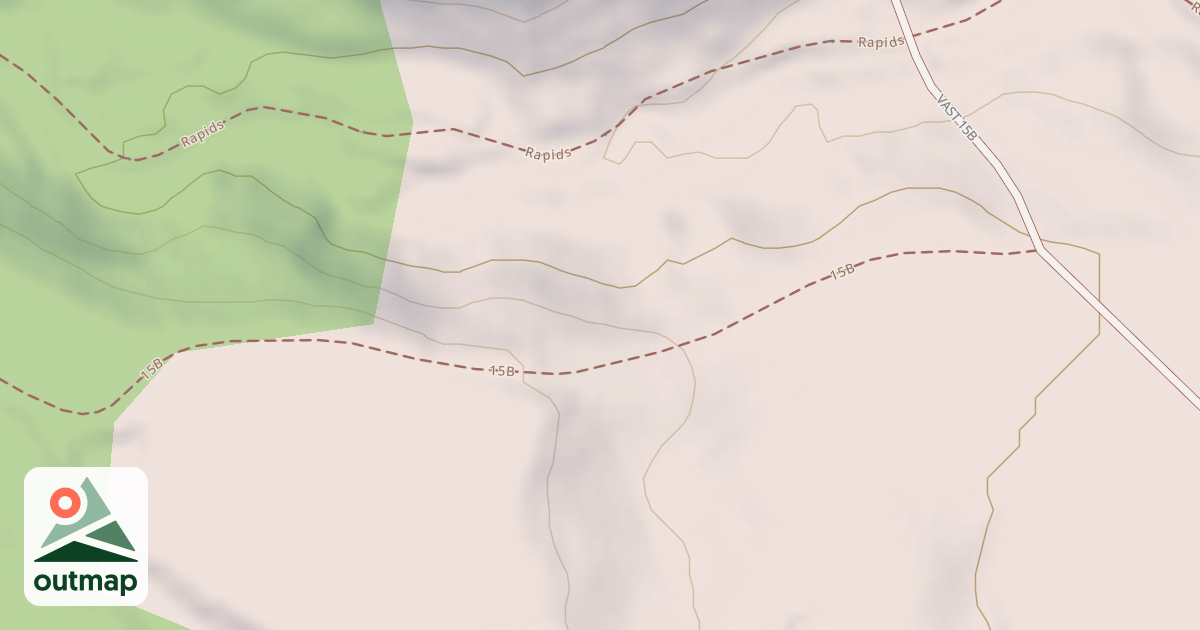 Map of C-15B/Catamount Trail