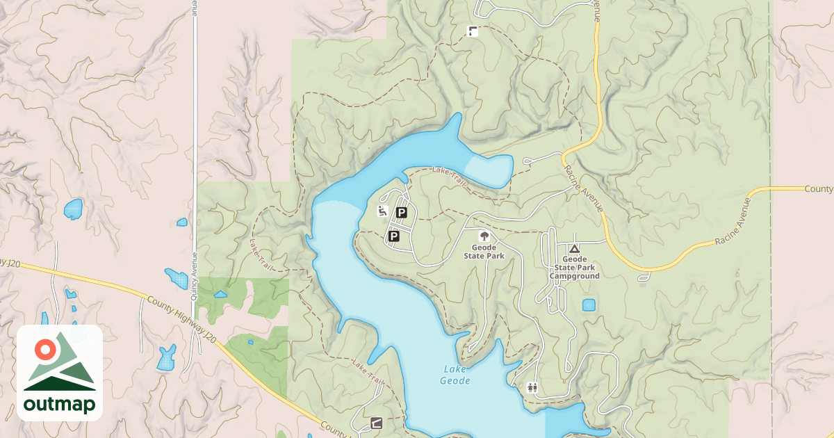 Map of Lake