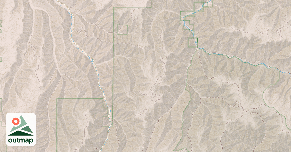 Map of KENDALL SKYLINE ROAD