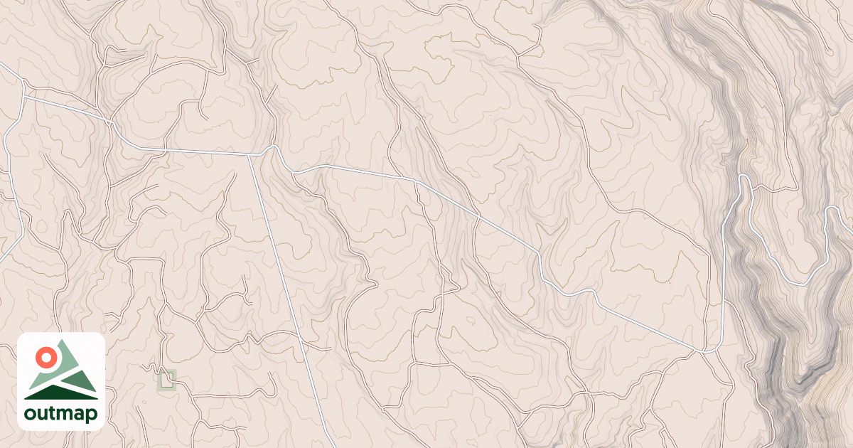 Map of EAST WEST ROAD