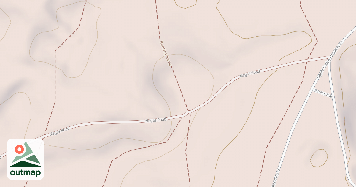 Map of Bentley Loop